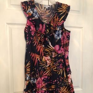 Mini tropical dress